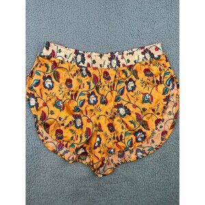 Anthropologie printed pajama bottoms shorts boxers sz small